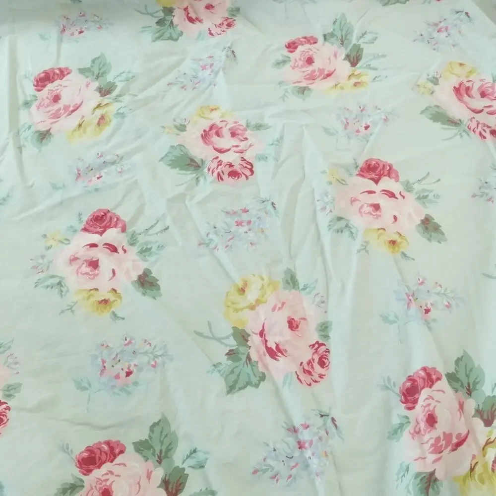 Ralph Lauren Cottage Lane Full Fitted Sheet BAD ELASTIC Cabbage Rose Vintage - Picture 6 of 8